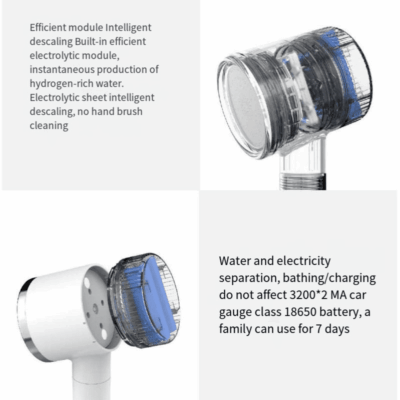 hydrogen shower head