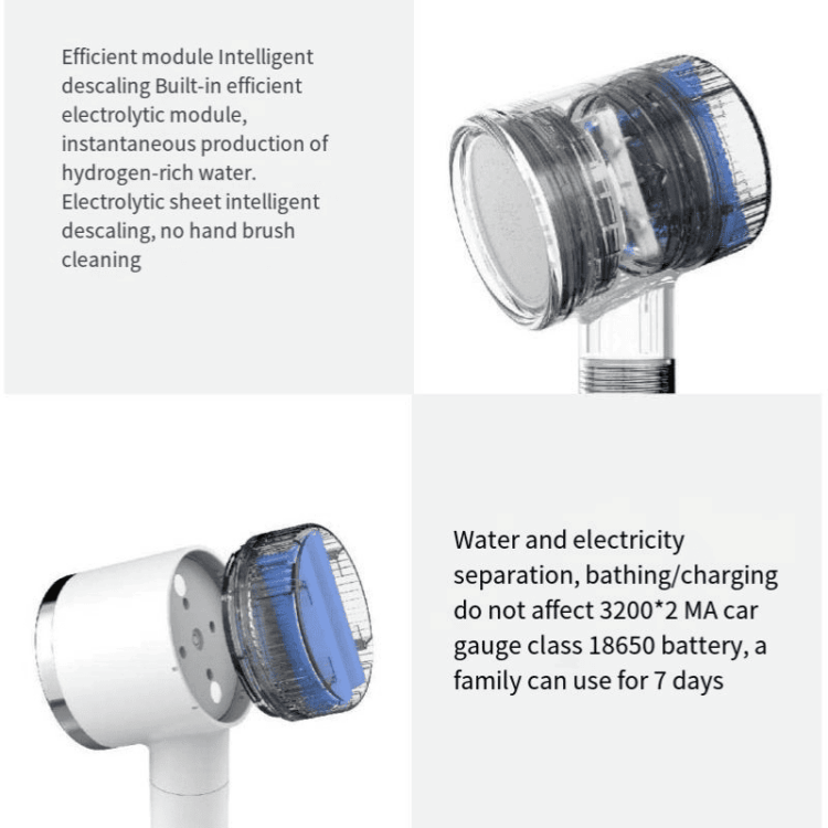 hydrogen shower head