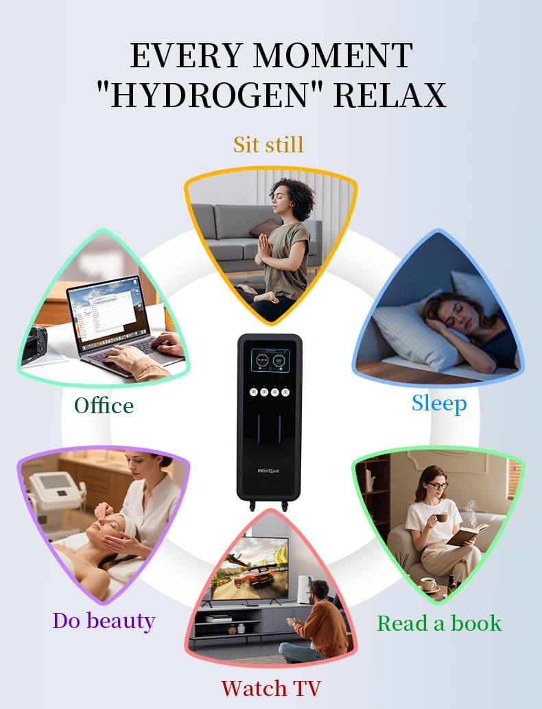 6000ml/min Hydrogen Oxygen Inhalation Machine 5 hydrogen inhalation machine